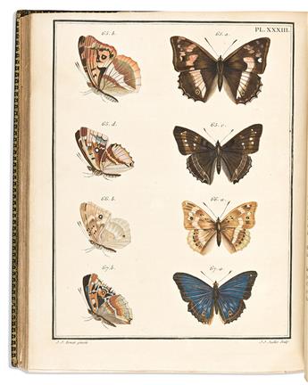 (BUTTERFLIES.) J.L. Engramelle; and J.J. Ernst. Papillons dEurope, Peints dApres Nature.